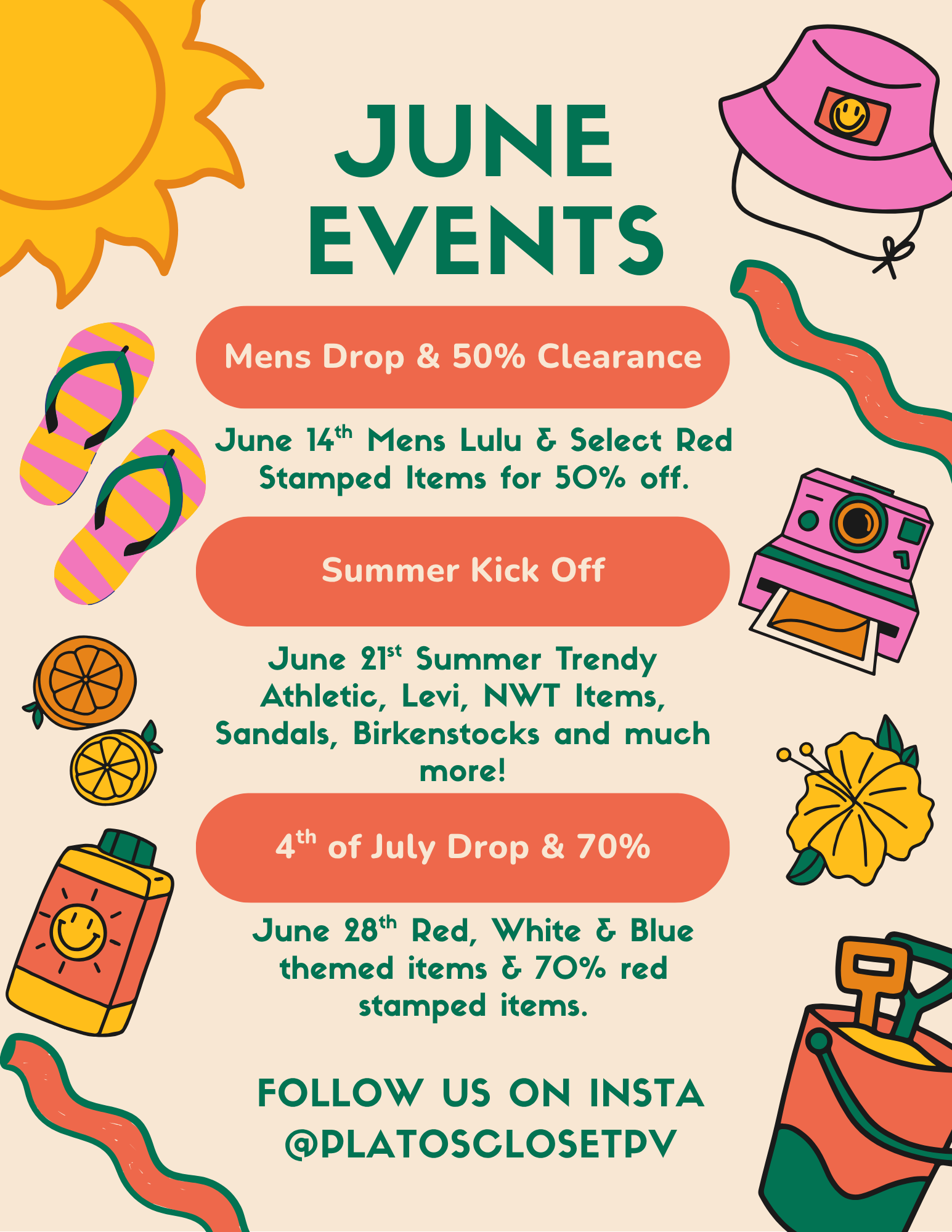 June Events and Promotions